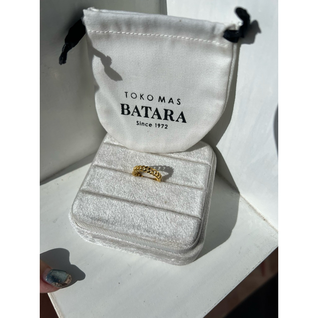 Orderan Kak Eki - Cincin Rantai Keliling Emas 99% 3.75 gram