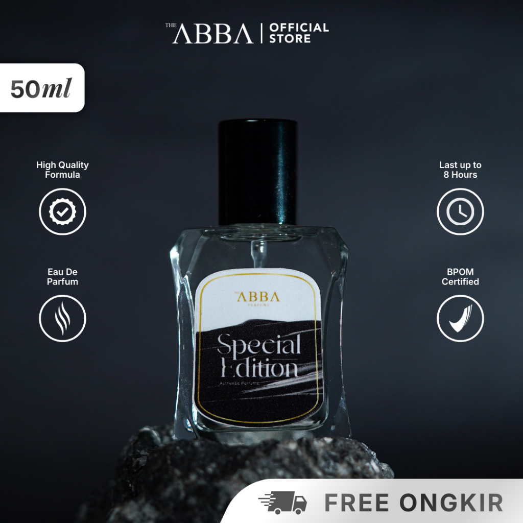 PARFUM EDP  SPECIAL EDITION ABBA  50ml – Wangi Lembut Elegan – BPOM, parfume Best Seller Unisex