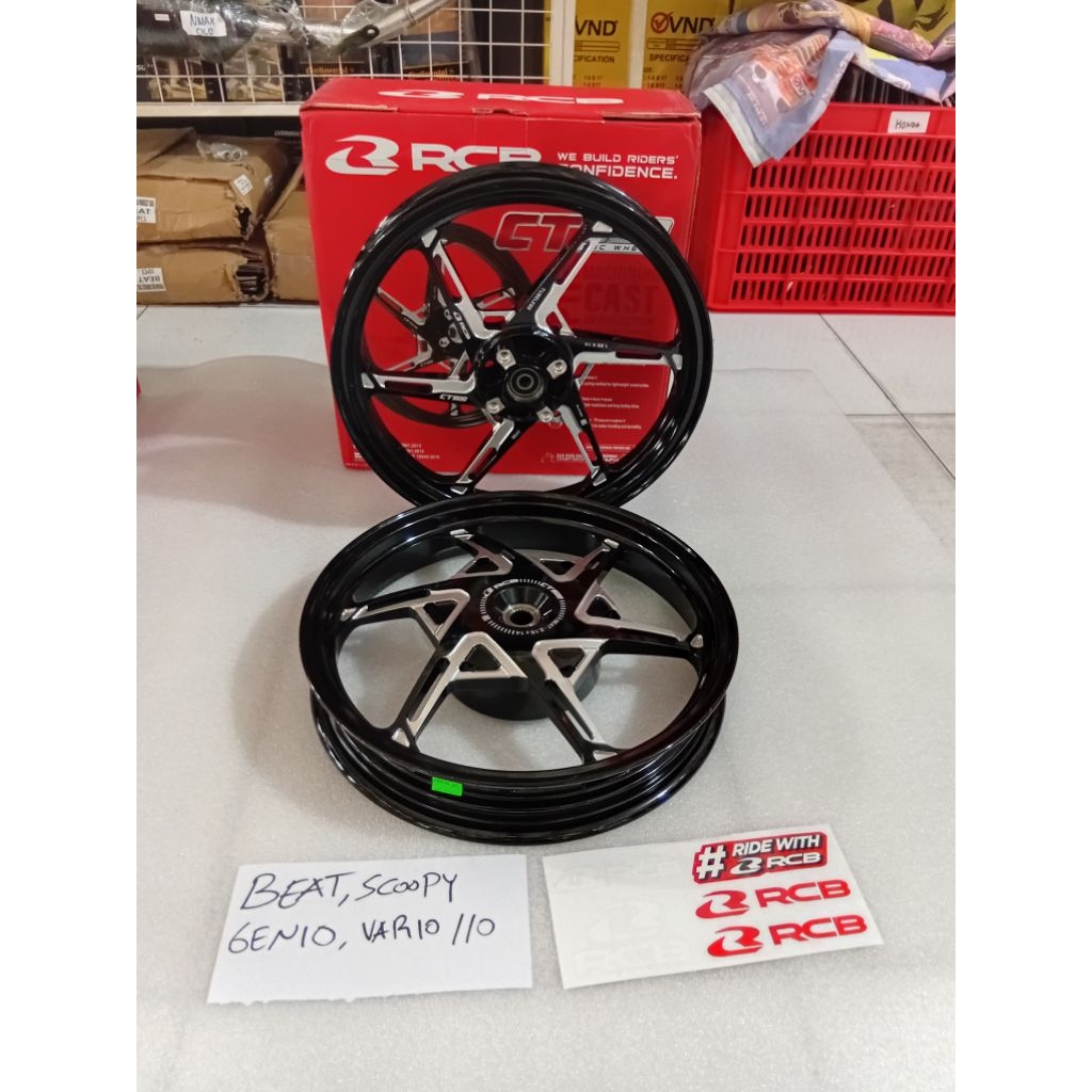 Velg RCB CT600 Black Beat Original.