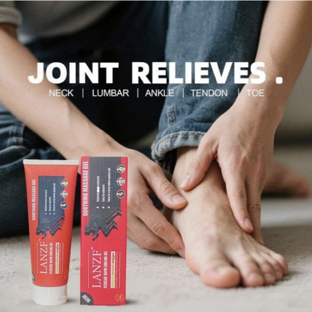 Lanzf Krim atau Gel Herbal pereda nyeri otot dan sendi