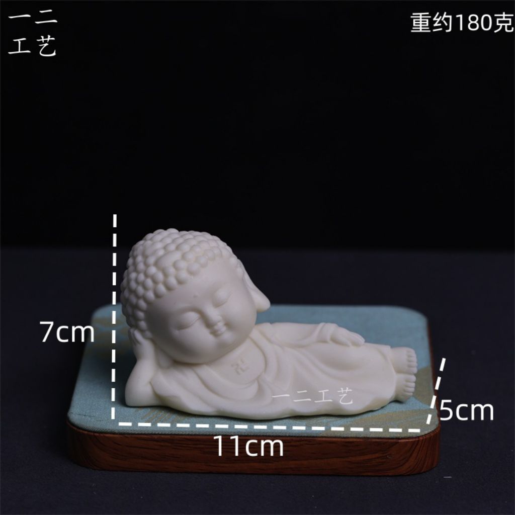 buddha tidur imut / patung buddha