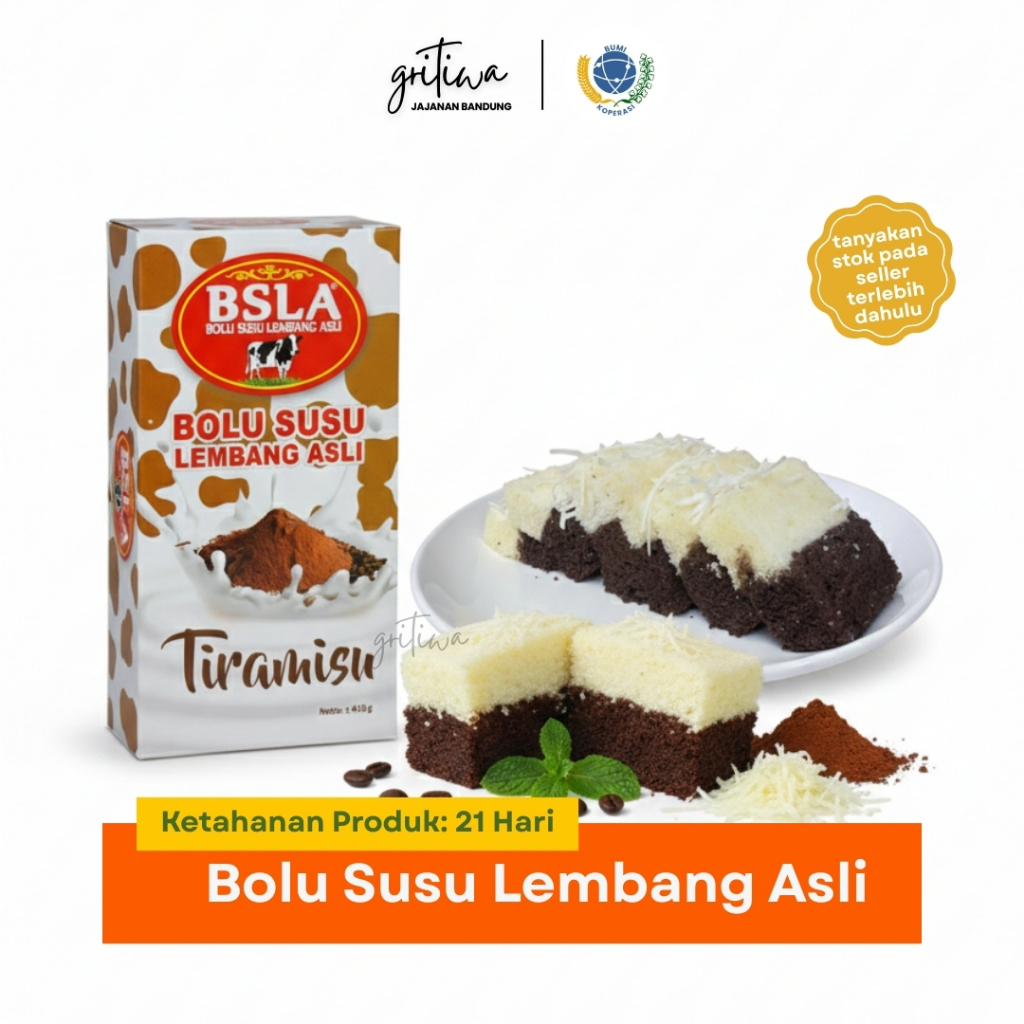 GRITIWA - BOLU SUSU LEMBANG ASLI - 500 GRAM