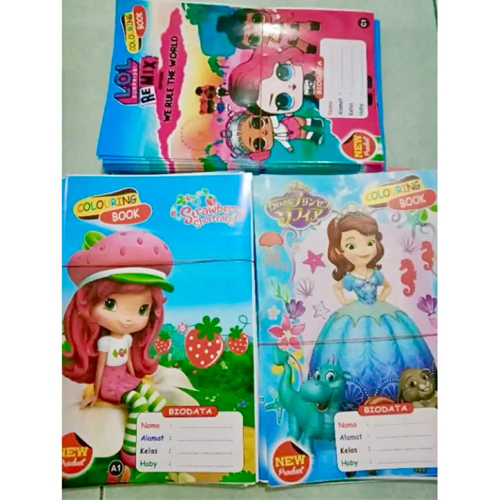 BUKU MEWARNAI JUMBO BANYAK GAMBAR