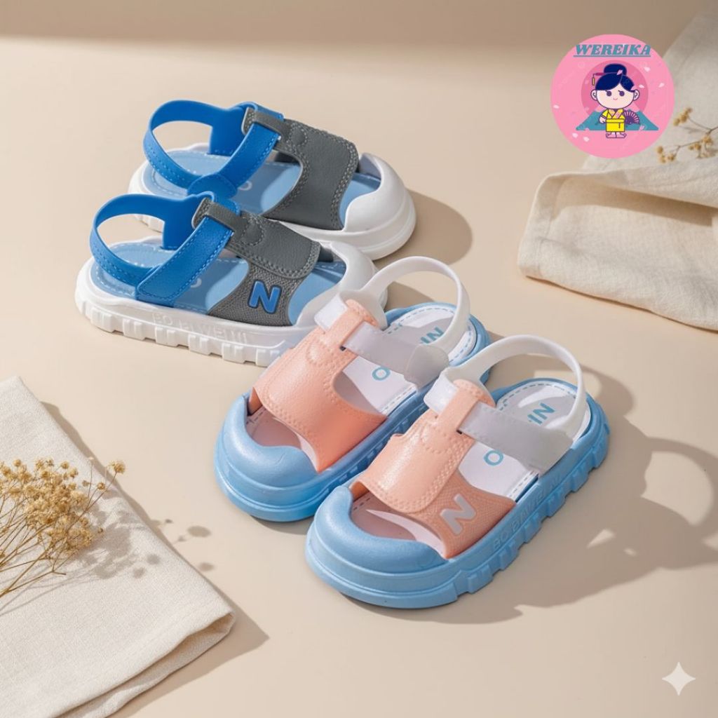 PROMO 4.4 WEREIKA - NERDY Sandal Gunung Anak Laki Laki Perempuan SNEAKERS PREMIUM