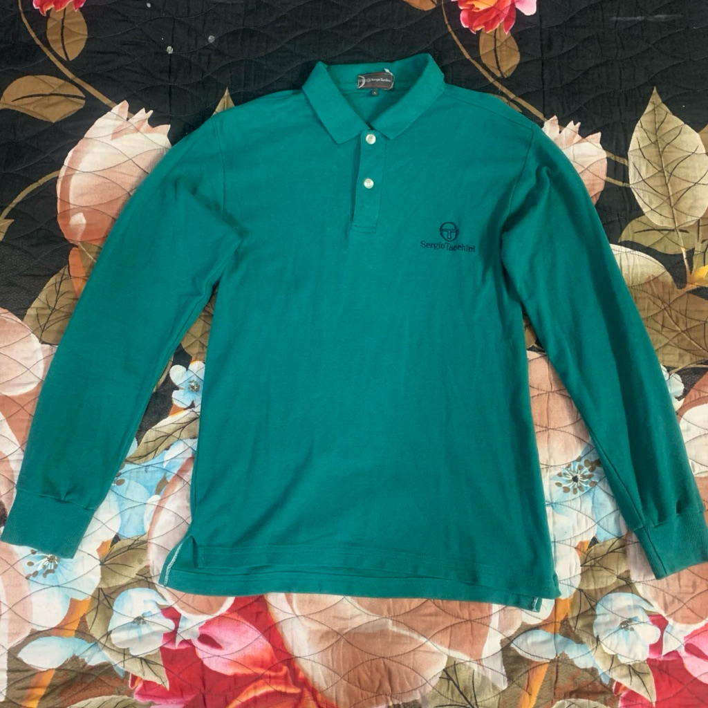 polo shirt sergio tacchini lengan panjang
