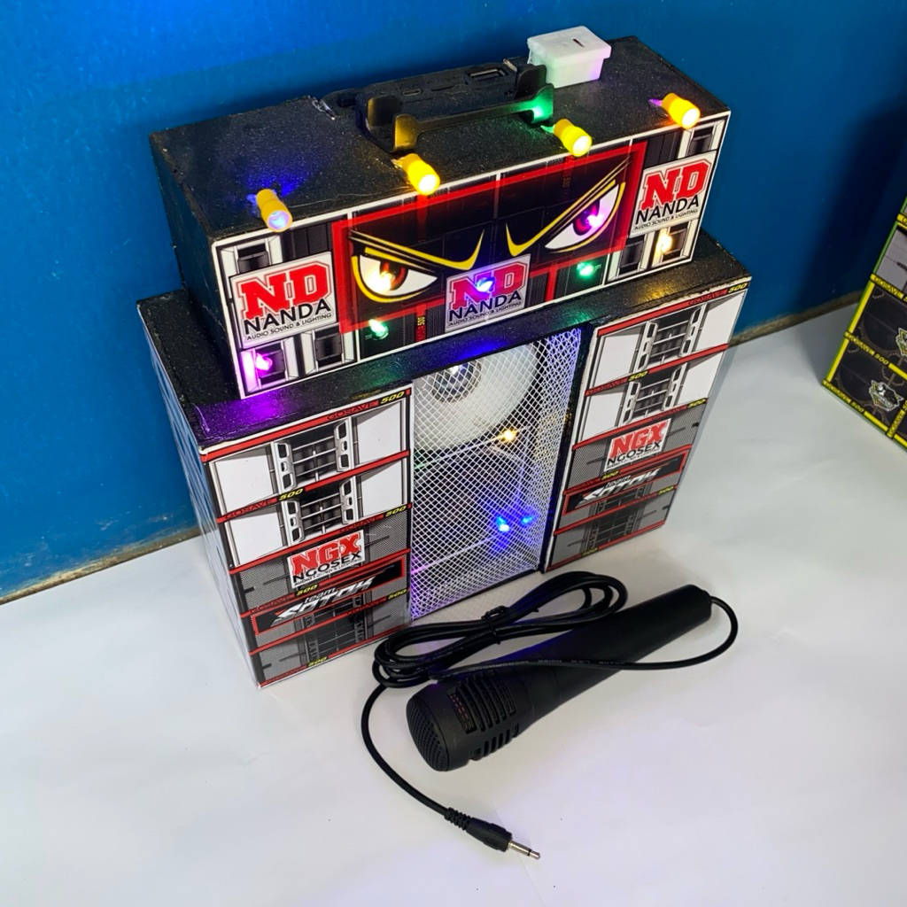 MINIATUR KARAOKE SOUND SYSTEM BLUETOOTH