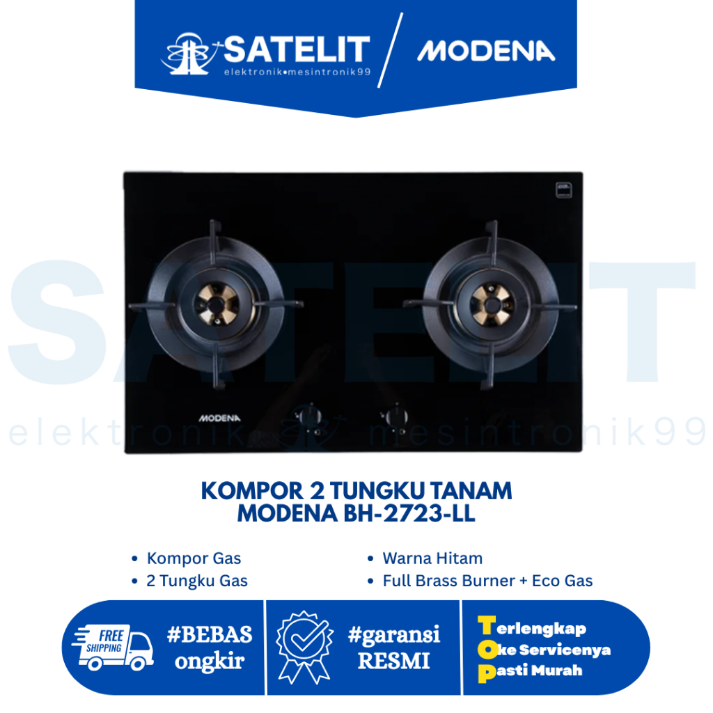 KOMPOR 2 TUNGKU TANAM MODENA BH-2723-LL
