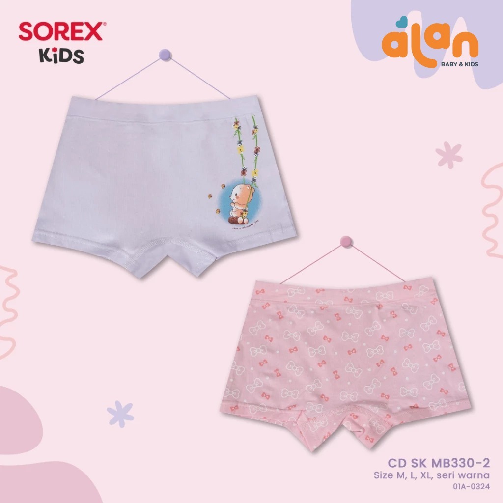 Sorex MB330 Boxer Anak Perempuan Isi 3