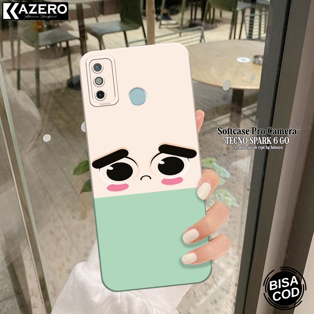 Silikon Tecno Spark 6 Go - Pro Camera - Fashion Case Kartun Case Tecno Spark 6 Go  - Casing Tecno Sp