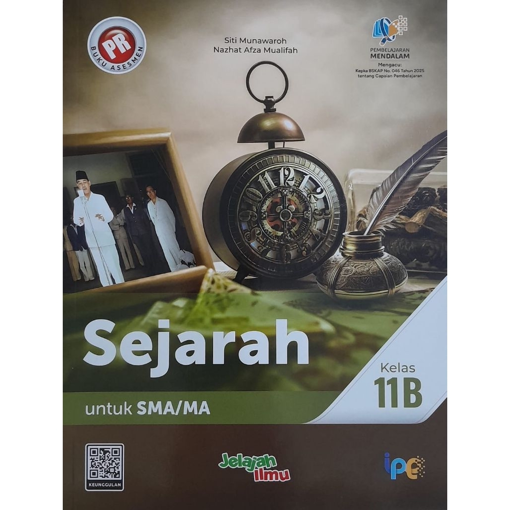 Buku PR/LKS Sejarah kelas 11 semester 2, 11b (Kurikulum Merdeka) intan pariwara.