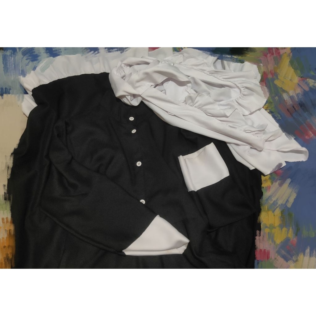 [PRELOVED] Baju Kostum Costume Maid Pelayan Panjang ALLSIZE