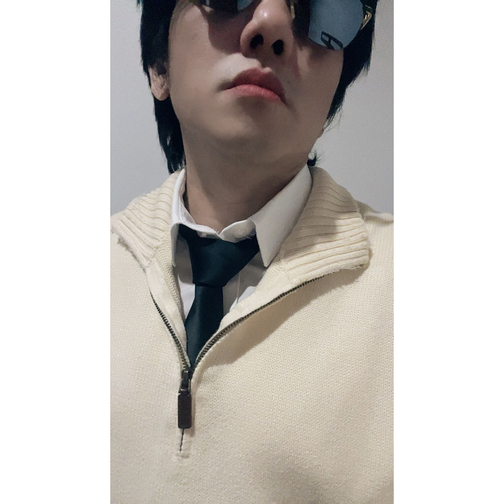 polo rlph lauren broken white knit halfzip quarterzip trendy favorite color in 2025