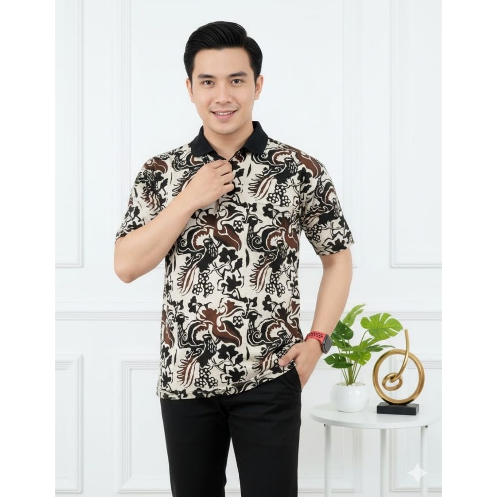 KAOS KERAH BATIK WANGKY | FASHION PRIA