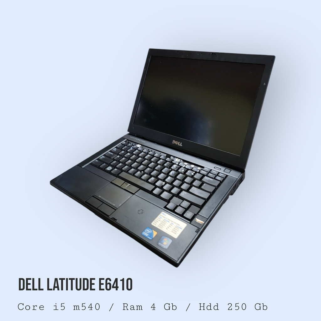 Laptop Dell Latitude E6410 Core i5 M540 RAM 4GB HDD 250GB Bekas Minus Baterai dan Keyboard