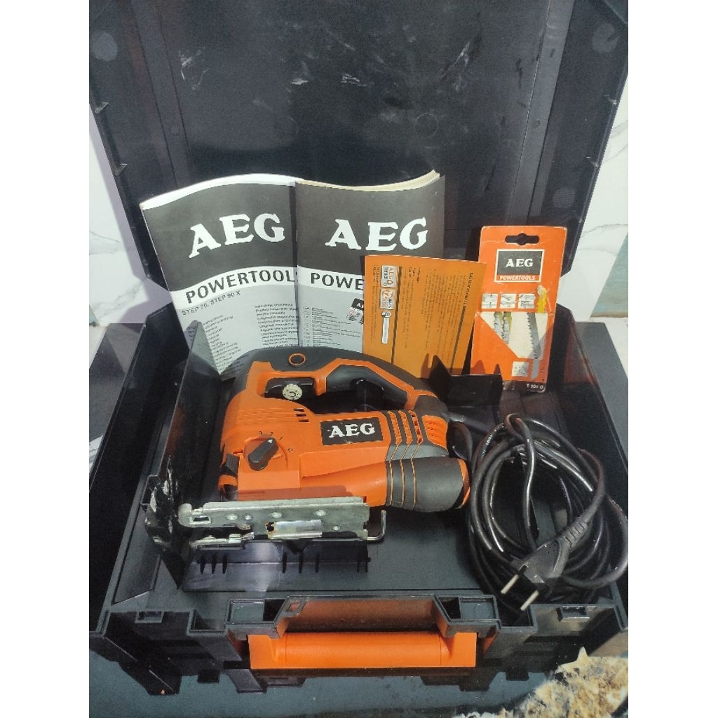 Jigsaw AEG STEP 90 X Mesin Gergaji Kayu AEG STEP 90 X