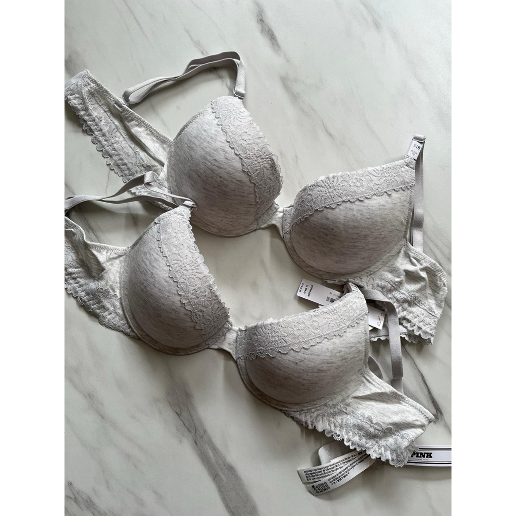 Pink Victoria's Secret Push Up Tyuzu Bra