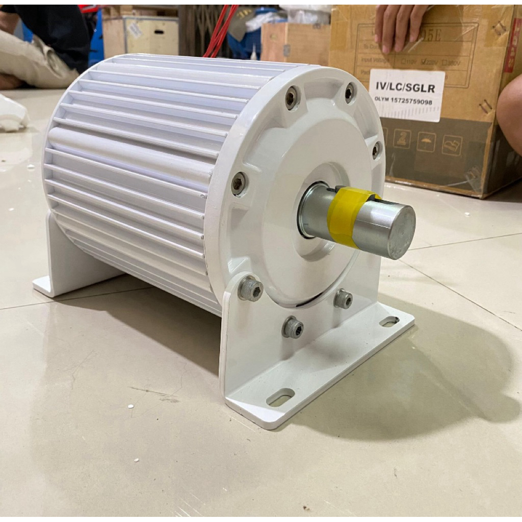 Generator Magnet Permanen Permanent Wind Turbine Turbin Angin 1000W 24V 48V Low RPM 500 RPM