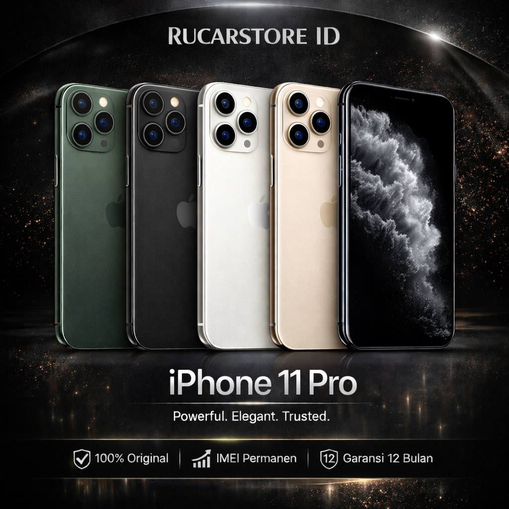 iPhone 11 Pro Ex Ibox Original Resmi | IMEI  Permanen | Fullset | Garansi 12 Bulan