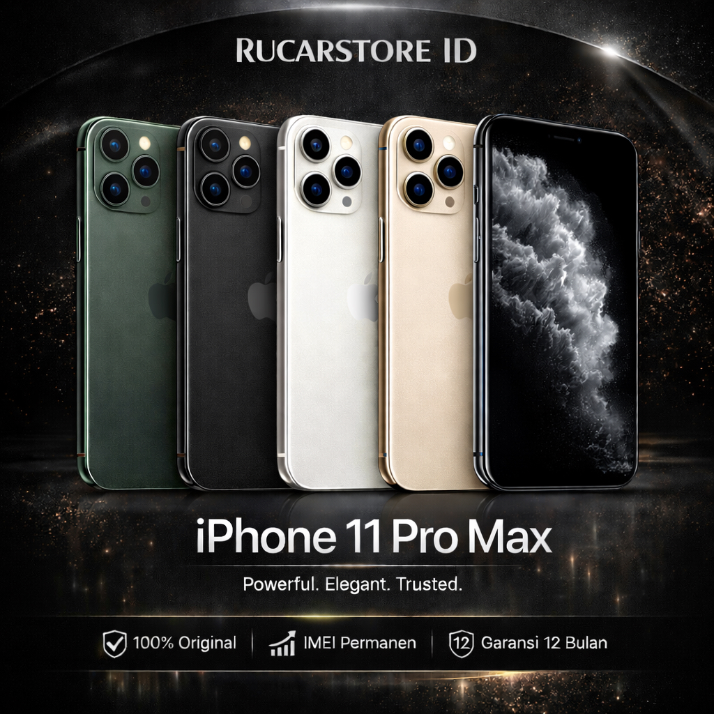 iPhone 11 Pro Max Ibox Original Resmi | IMEI  Permanen | Fullset | Garansi 12 Bulan