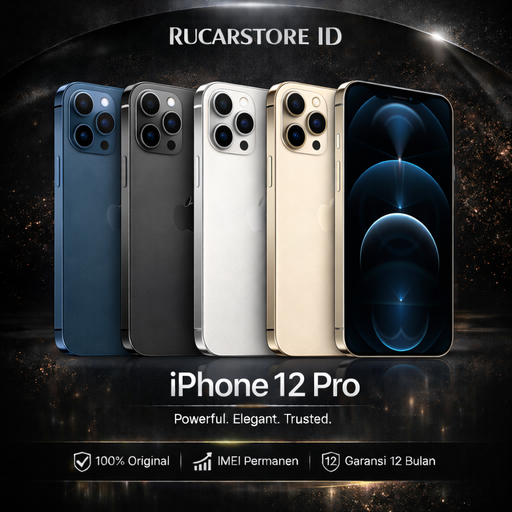 iPhone 12 Pro Ex Ibox Original Resmi | IMEI  Permanen | Fullset | Garansi 12 Bulan