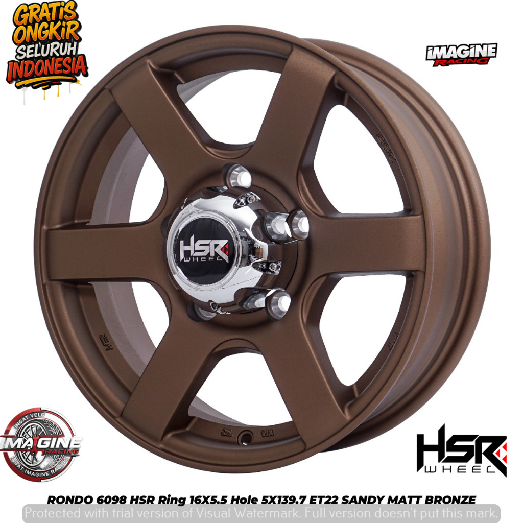 VELG RACING R16 JIMNY KATANA FEROZA TAFT PCD 5X139,7 HSR RONDO