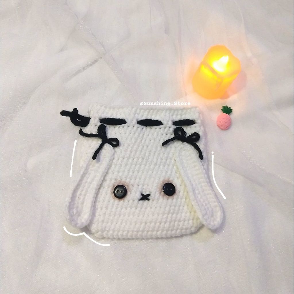 Pouch crochet Miffy / Pouch crochet Miffy / Pouch rajut Miffy / Pouch rajut kelinci