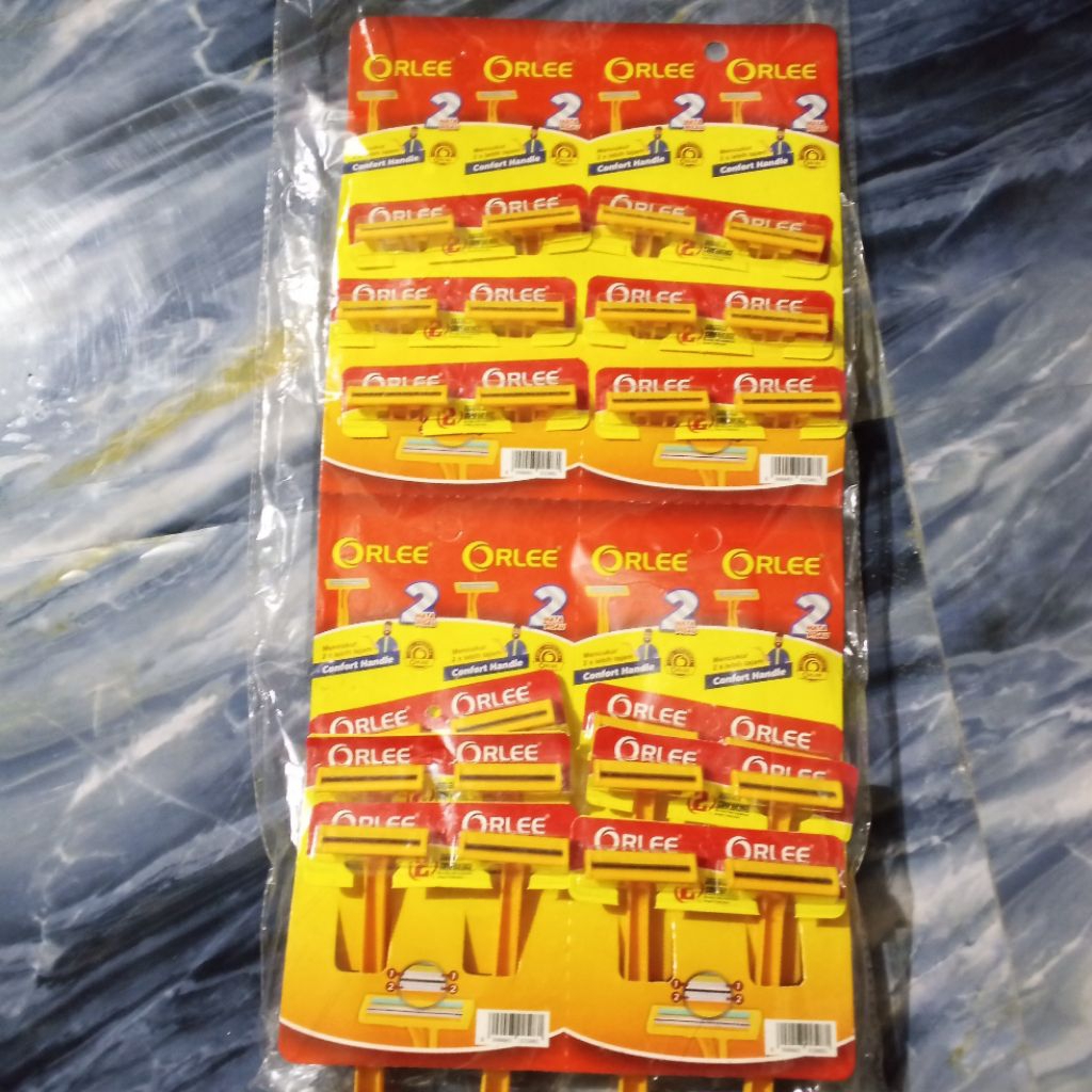 PISAU CUKUR ISI 24PCS | PISAU CUKUR | CUKURAN JENGGOT KUNING | CUKURAN JENGGOT