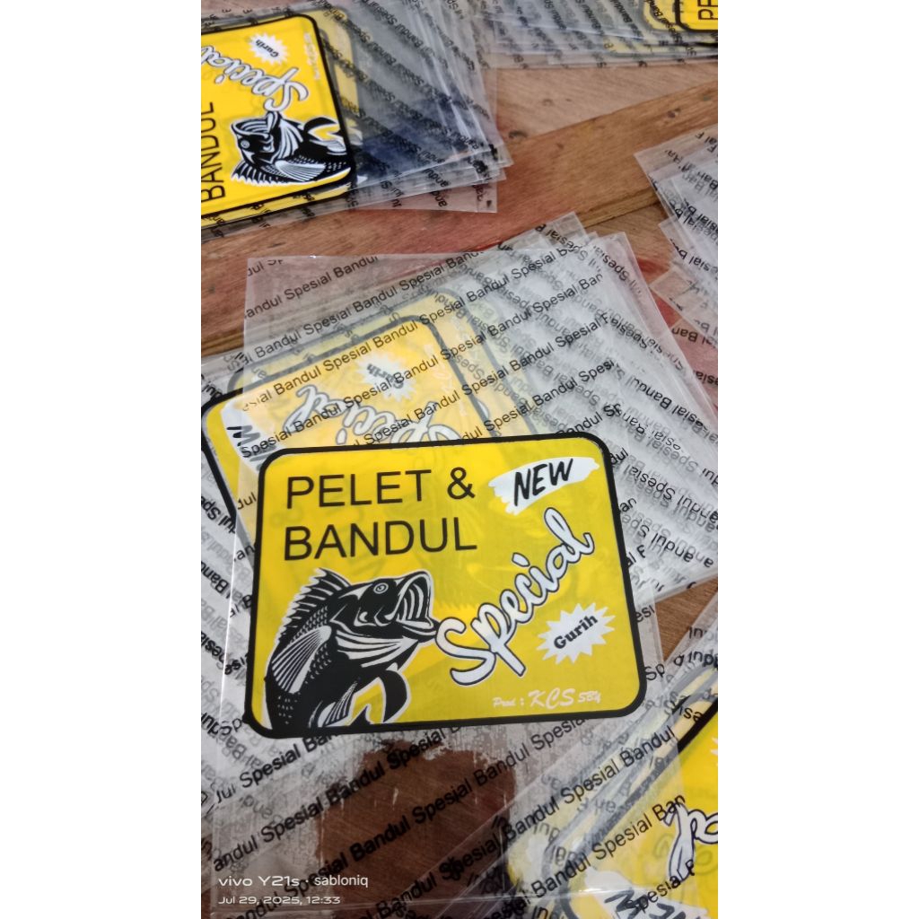 Plastik PE + Sablon Custom Segala Ukuran