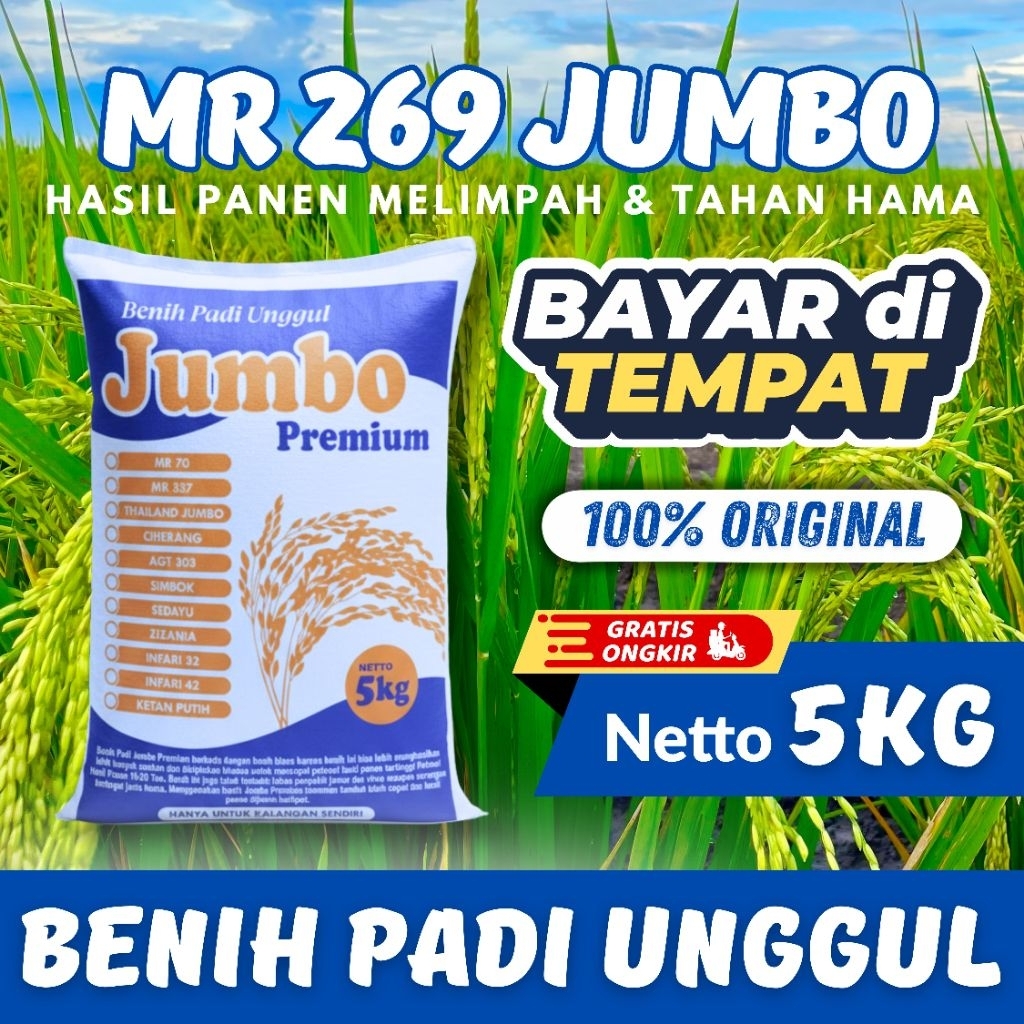 Benih Padi MR 269 Kemasan 5Kg