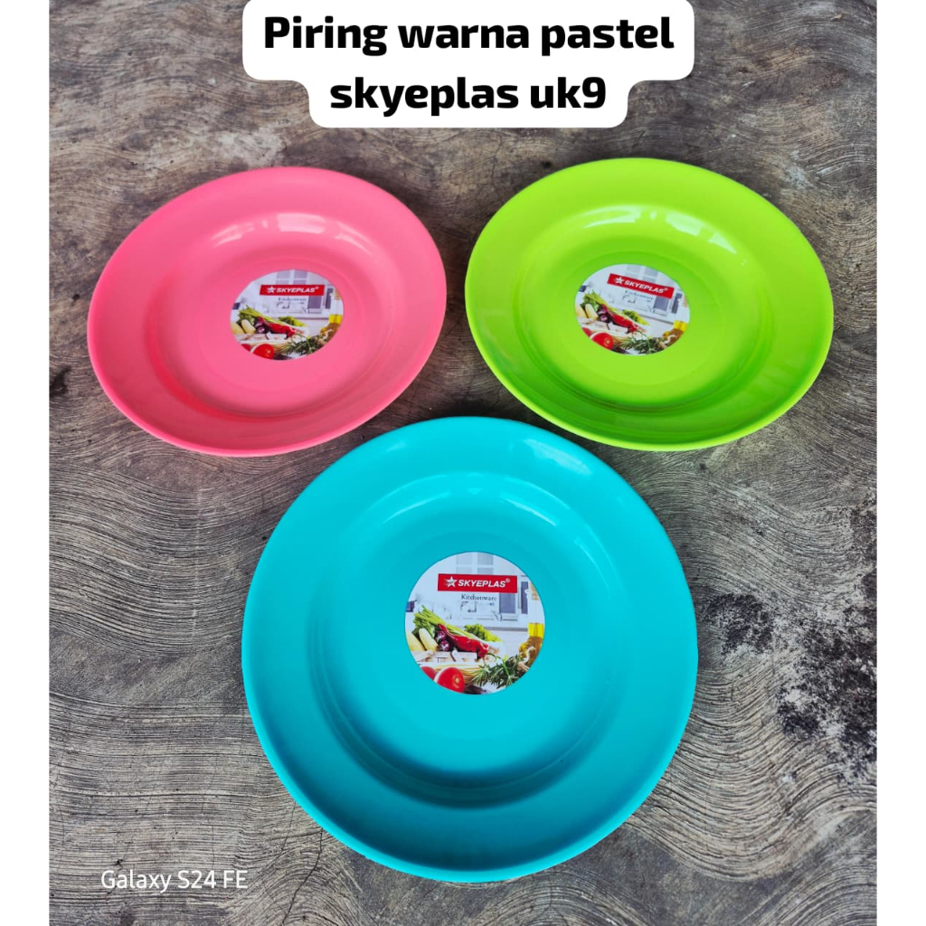 PIRING PLASTIK HARGA UNTUK 12 PCS PIRING PLASTIK SET