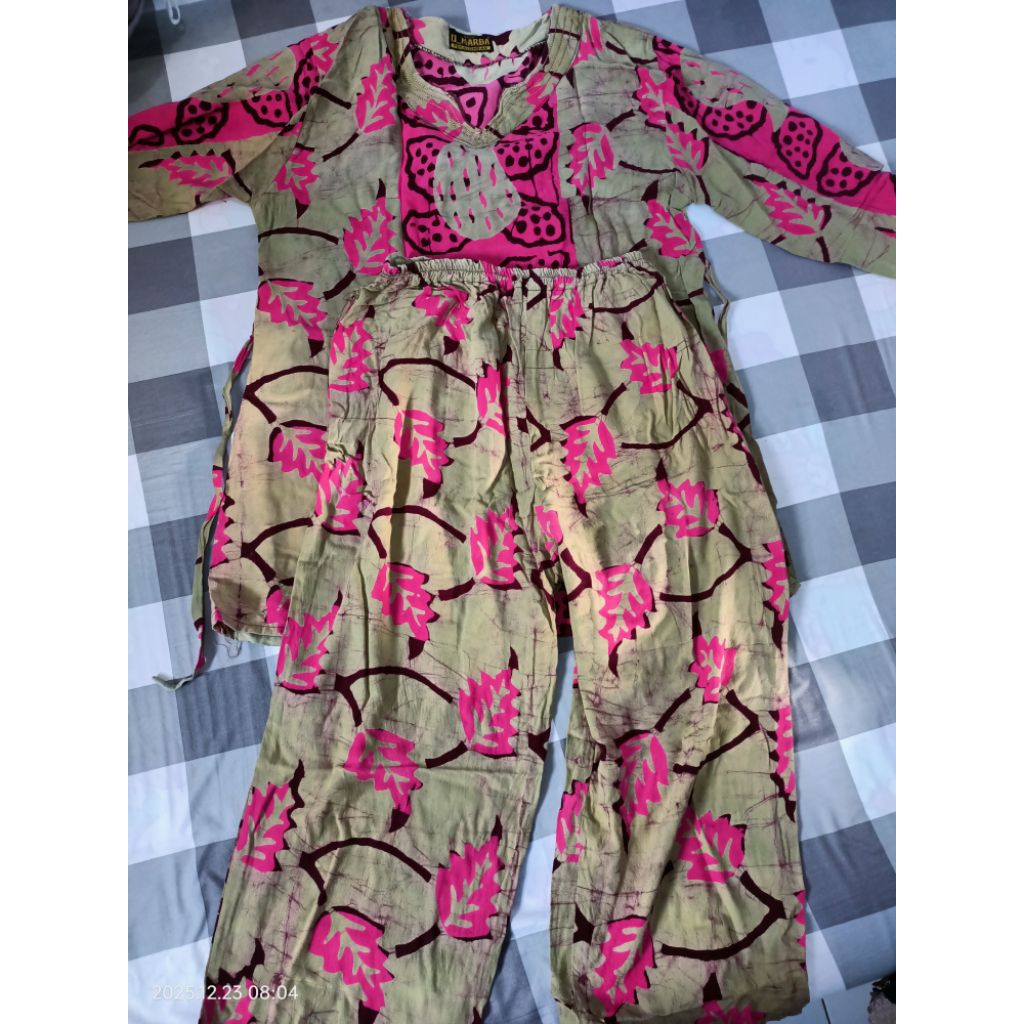 setelan celana panjang daster rayon pl