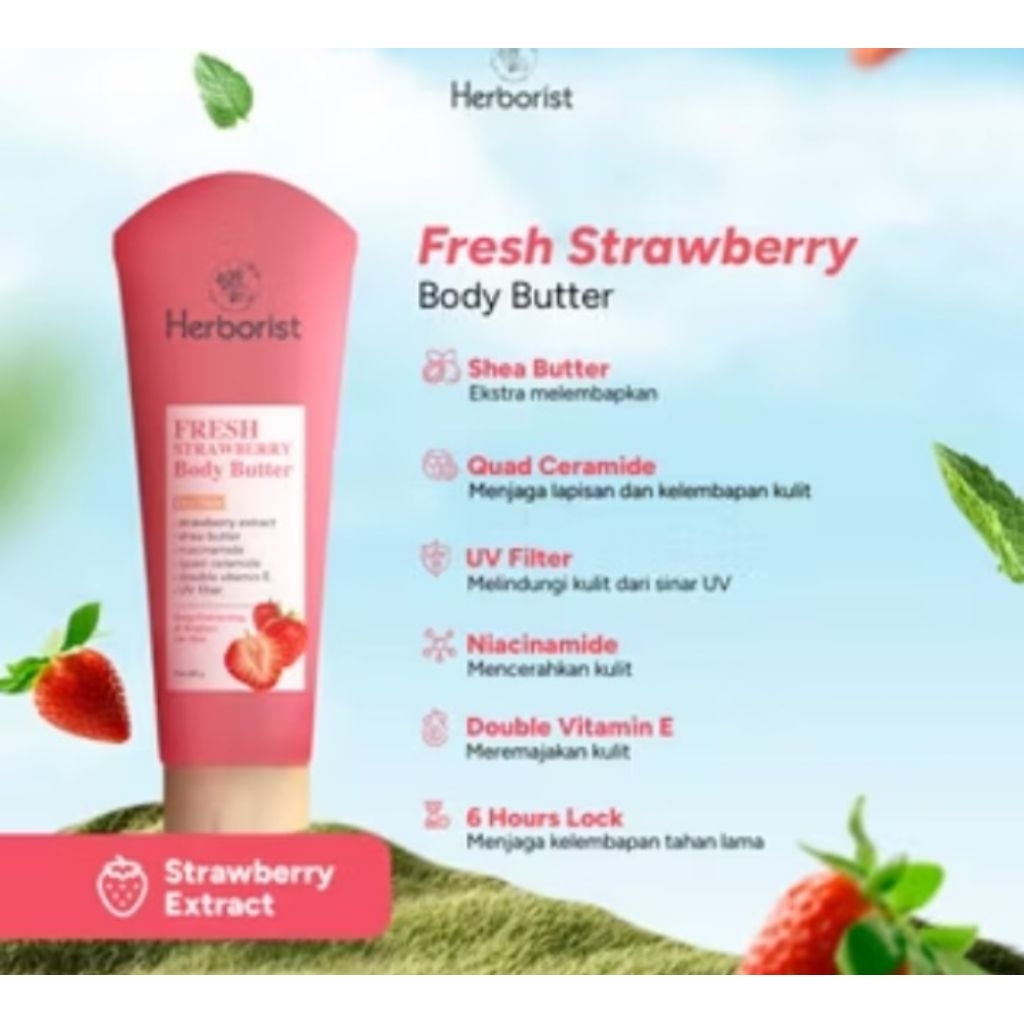 HERBORIST FRESH STRAWBERRY BODY BUTTER