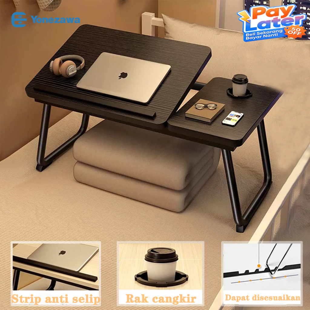 Arunikaa.Storee - Yoneza Meja Laptop Lipat Meja Lipat Portable Computer Desk Bed Table Meja Anak