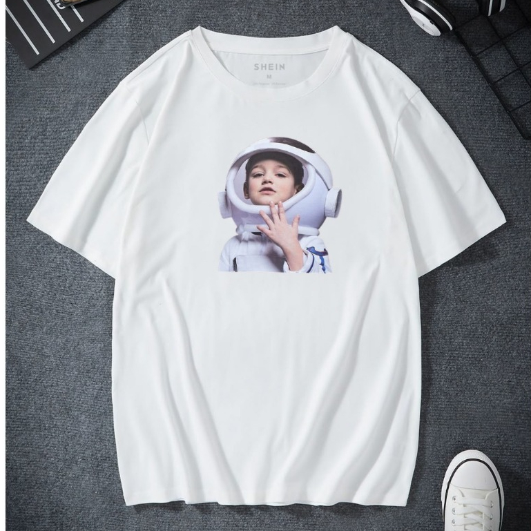 acme de la vie kaos katun pria dan wanita warna putih simple _ baju premium pria high quality