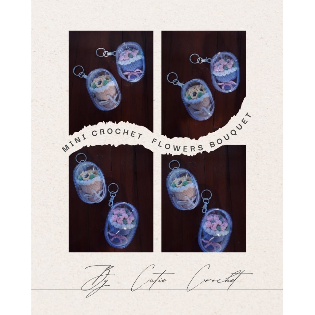 Mini Bucket Flower Crochet