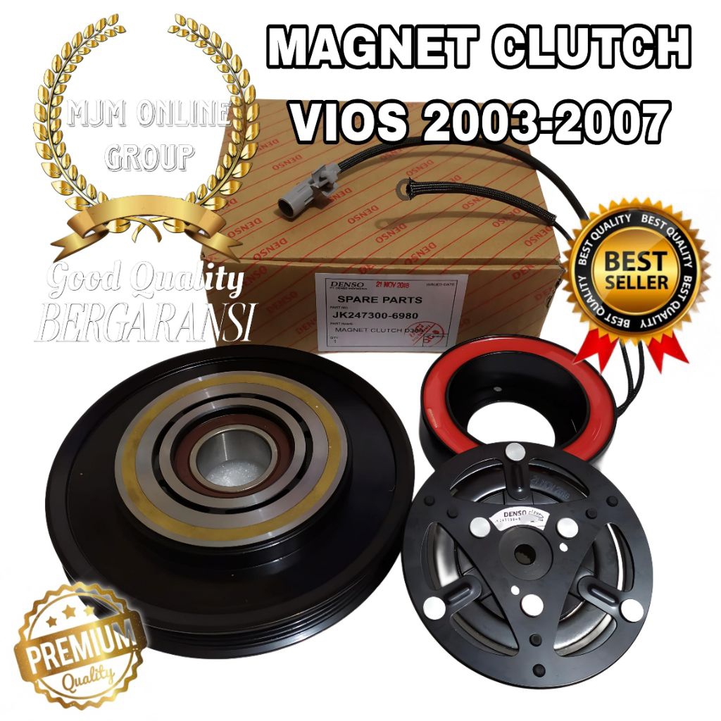 MAGNET CLUTCH PULI KOMPRESOR AC VIOS 2003-2007 GEN 1