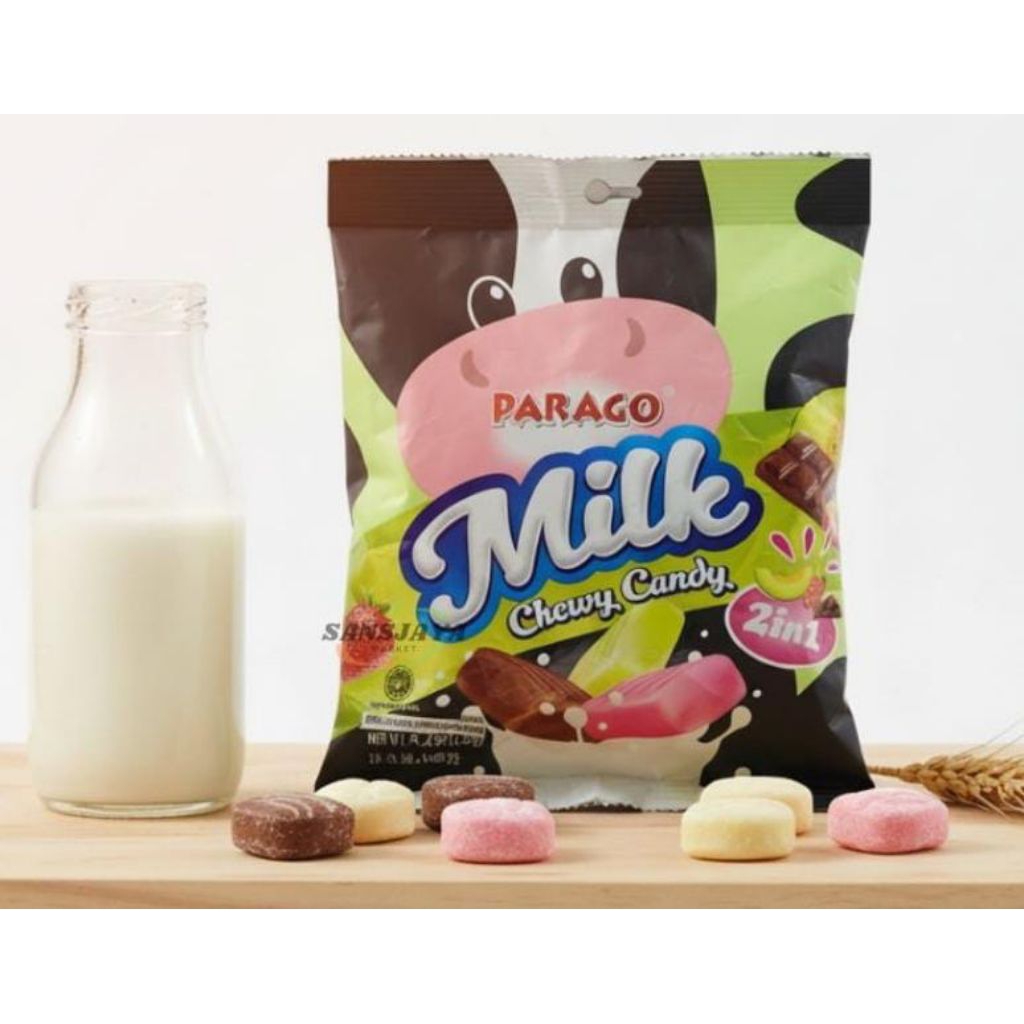 Parago Chewy Candy 120 Gr Permen susu Lunak