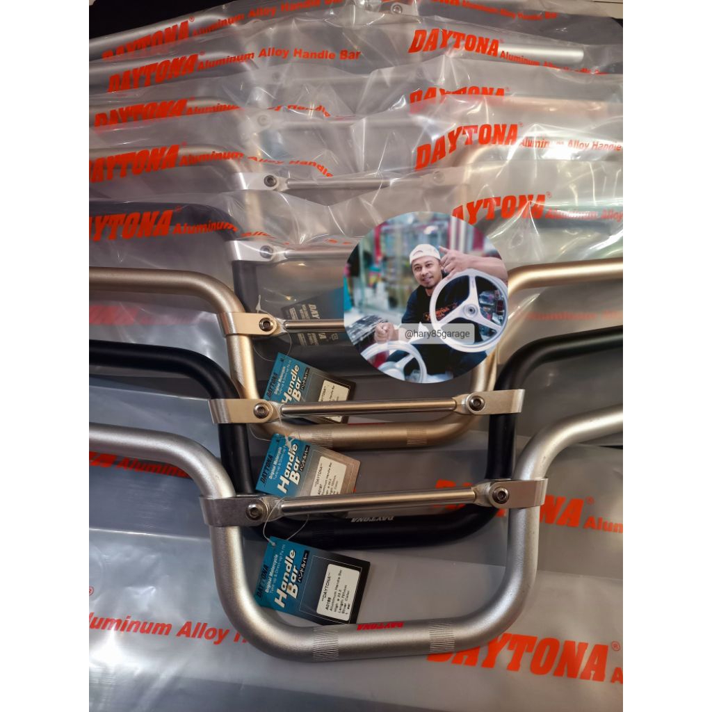 STANG STIR DAYTONA ALUMINIUM ALOY HANDLE BAR HIGH ORIGINAL