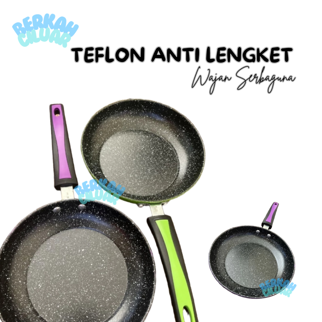 Teflon Serbaguna Anti Lengket / Wajan Goreng Serbaguna Ukuran 20cm