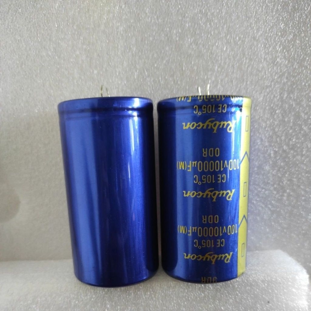 Elco RUBYCON BIRU 100V 10000uF elco kapasitor elektrolit rubycon