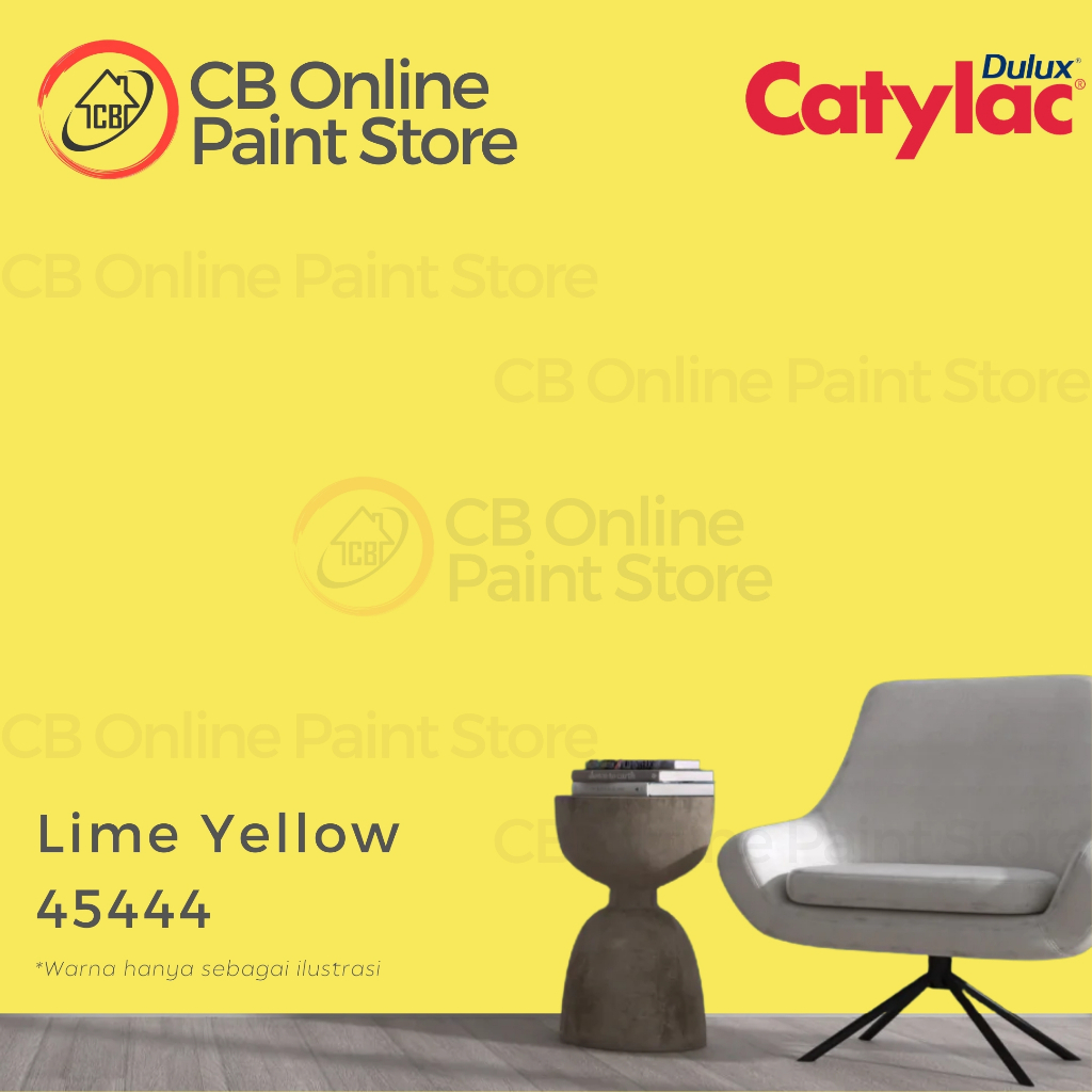 CAT TEMBOK DULUX CATYLAC - LIME YELLOW 45444 - GALON