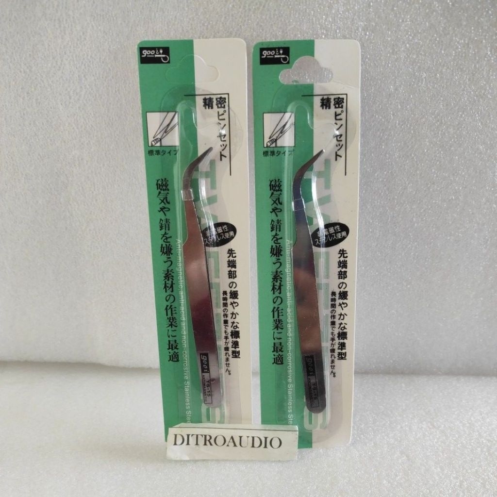 pinset tekuk pinset bengkok stainless steel