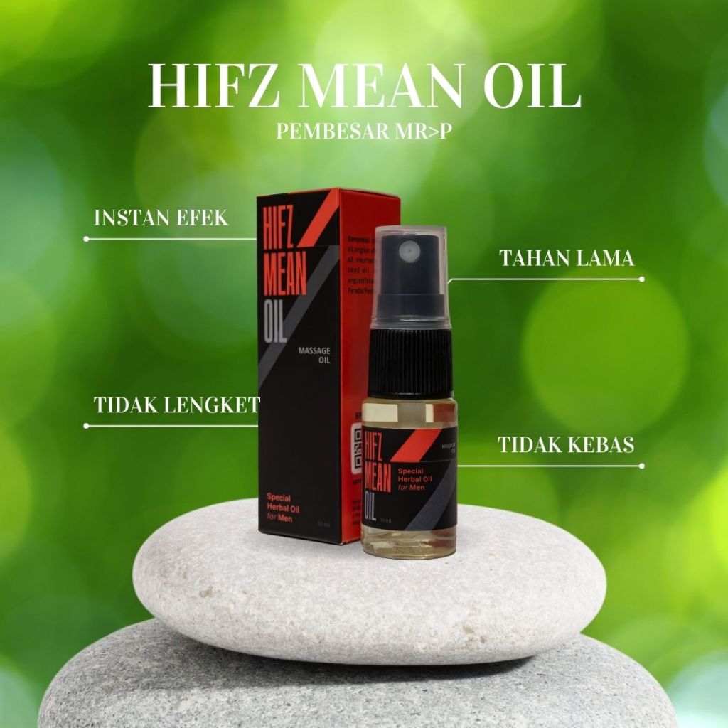 HIFZ MEN XSENSIAL Spray - Herbal Alami untuk Ereksi Kencang, Lancarkan Aliran Darah, Tahan Lama BPOM