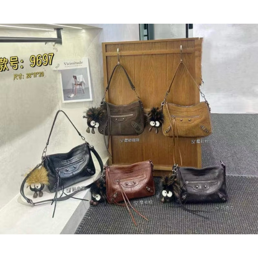 READY‼️ Royal Cuir ala balen mix pu suede coffee