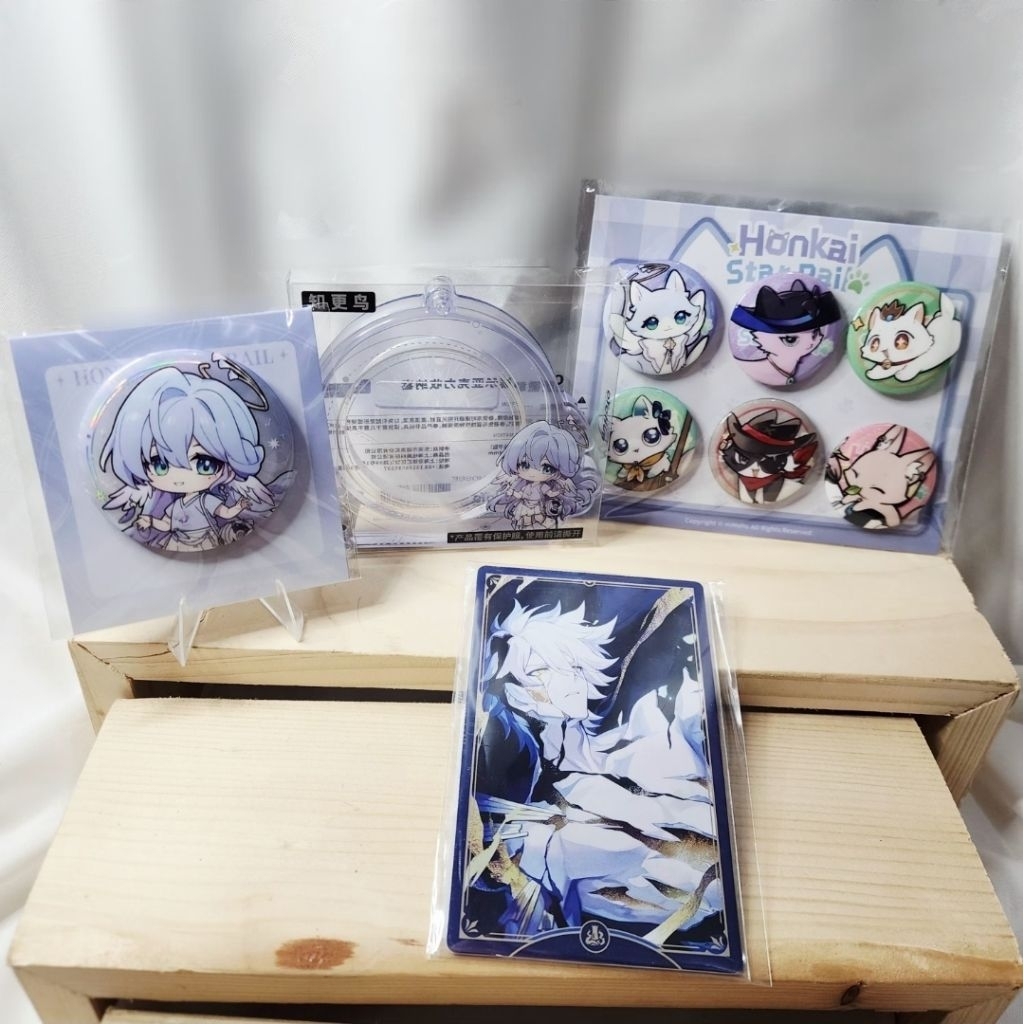 Original Merch Mihoyo Honkai Star Rail HSR LIMITED Badge Pin Little Cat Series Vol5 Acrylic Akrilik 