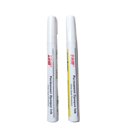 (2 pcs) Spidol permanan / Spidol tidak bisa dihapus zrm warna putih