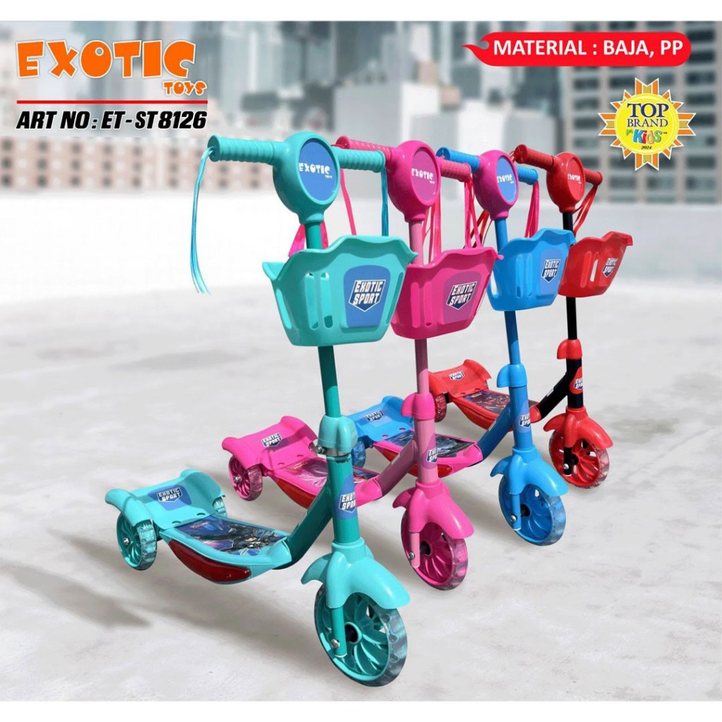Mainan Anak Skuter Anak Exotic Scooter Anak Exotic ST / Skuter Exotic 8126