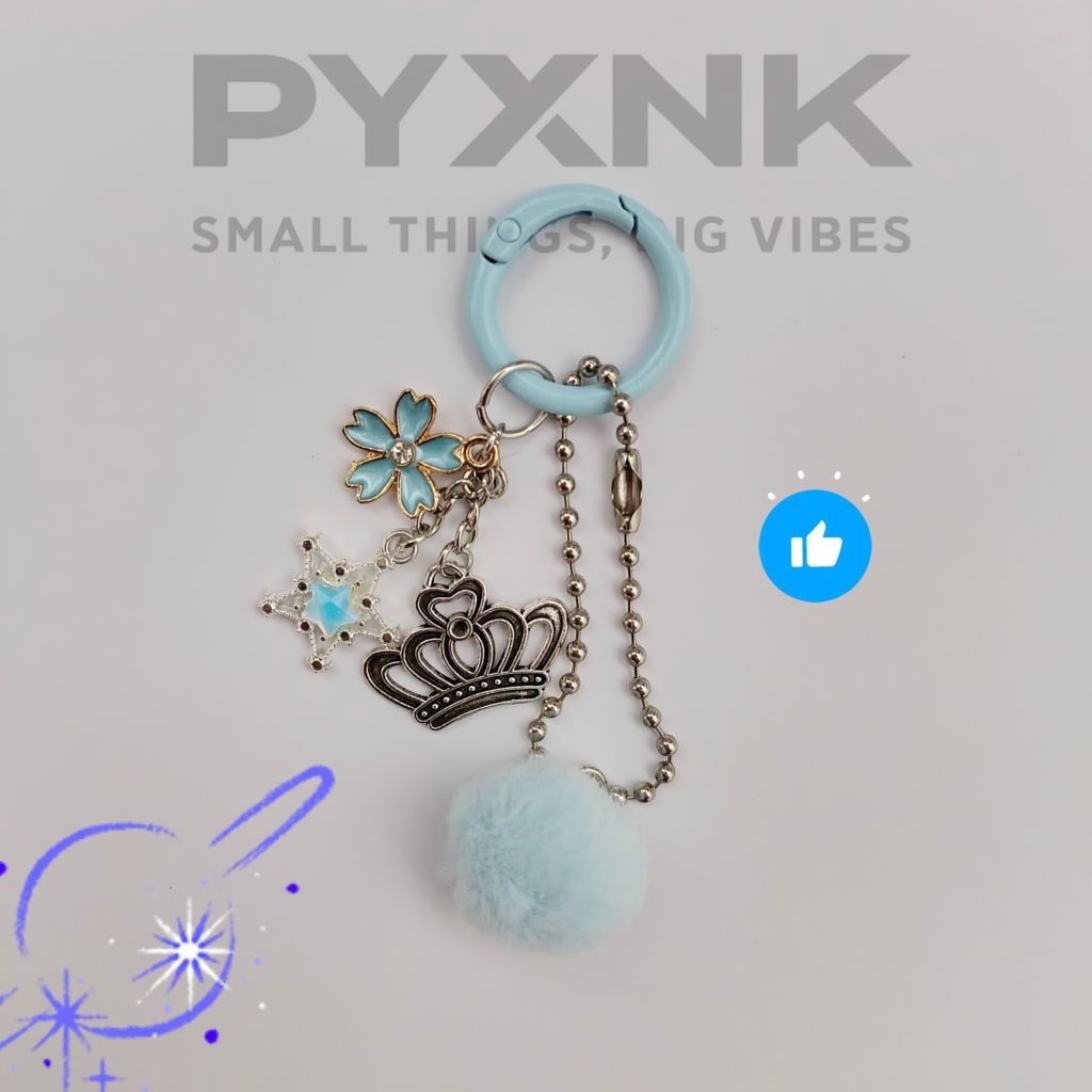 Gantungan kunci / gantungan hp / gantungan tas/pouch minimalis lucu