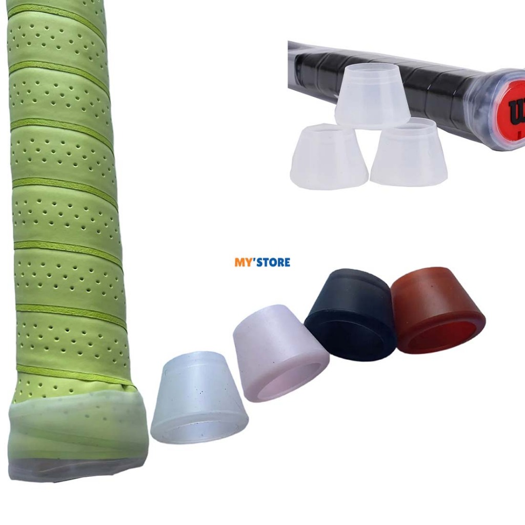 Promo Karet Stopper Handle Grip Raket Tennis Paddle Stopper Grip Racket Butt Cap Rubber Anti Slip