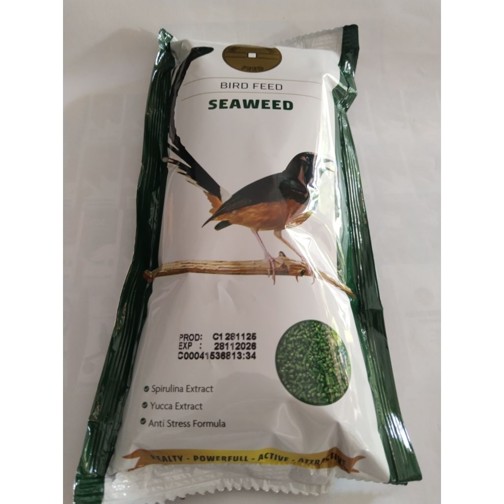 Gold coin pelet hijau 450 gram ori